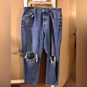 Forever 21 Mom Jeans with knee holes